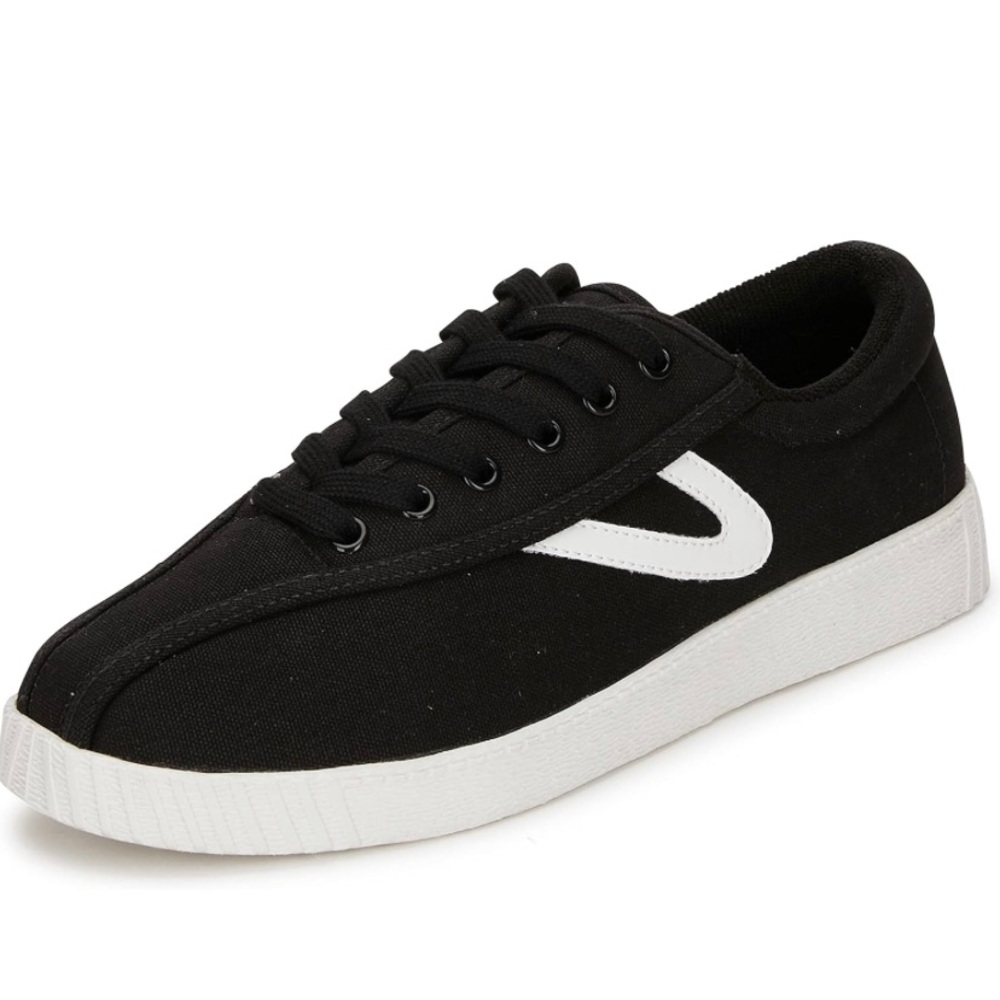 Tretorn Black and White Shoes